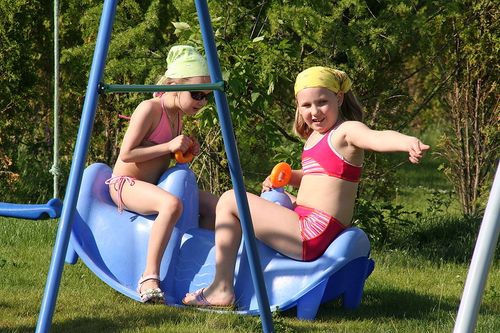 Детская площадка в коттеджном поселке Спас-Каменка