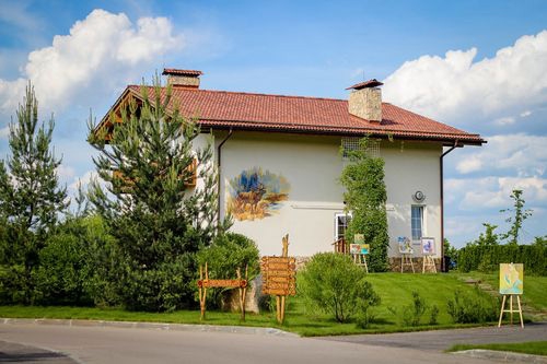 Элитный коттедж в поселке Спас-Каменка