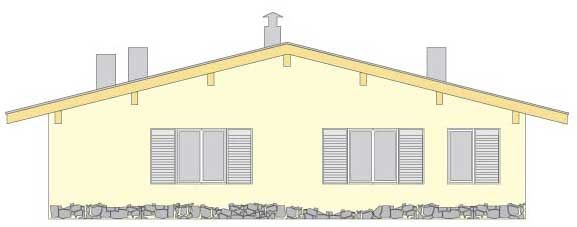 Маленький одноэтажный коттедж