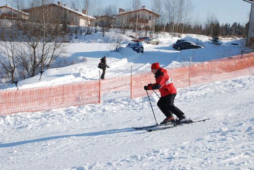 Лыжная трасса в Спас-Каменке