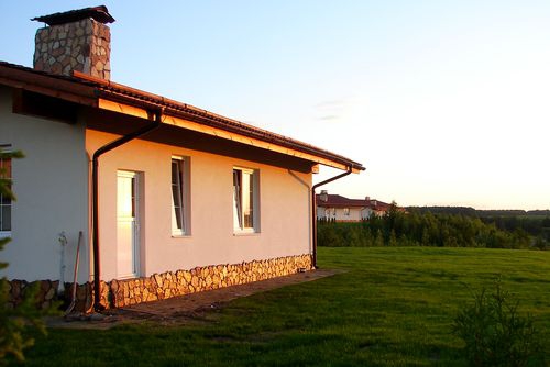 малый одноэтажный коттедж