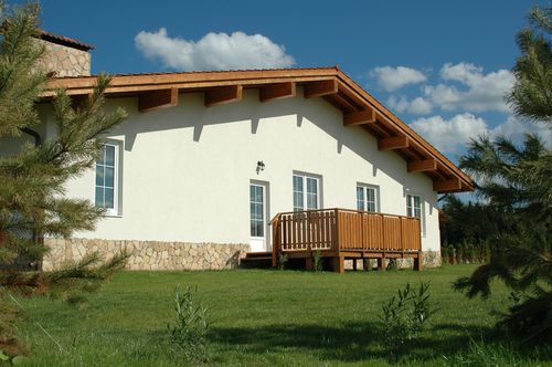 Одноэтажный коттедж в поселке Спас-Каменка