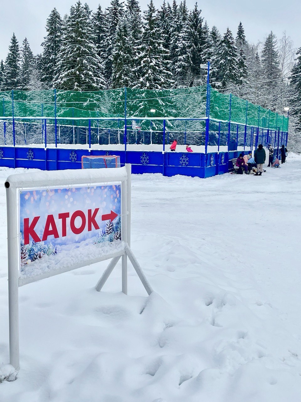 Каток в Спас-Каменке Каток в Спас-Каменке