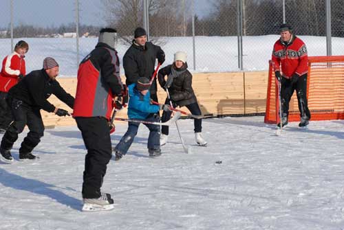 Бросок по воротам