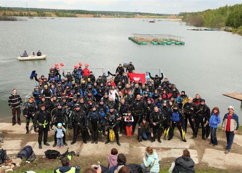 Рекордное погружение.