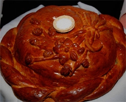 Выпечка из праздничного меню ресторана коттеджного посёлка Спас-Каменка