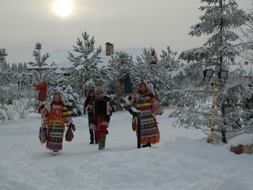 Веселый праздник в поселке Спас-Каменка