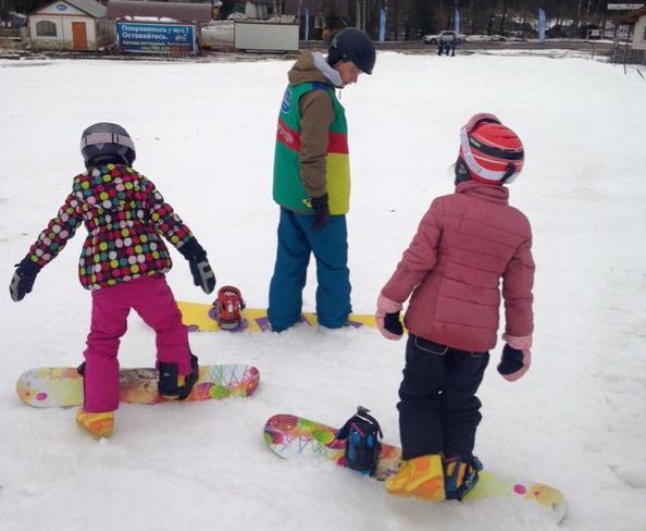 Занятия на склоне Инструктор