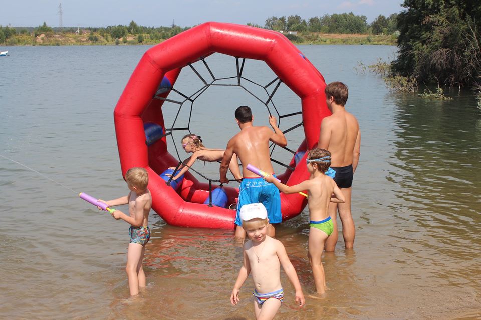 Детский праздник Водяное колесо в Спас-Каменке