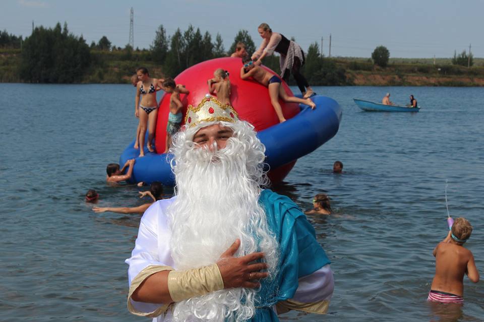 детский праздник в Спас-Каменке День Нептуна