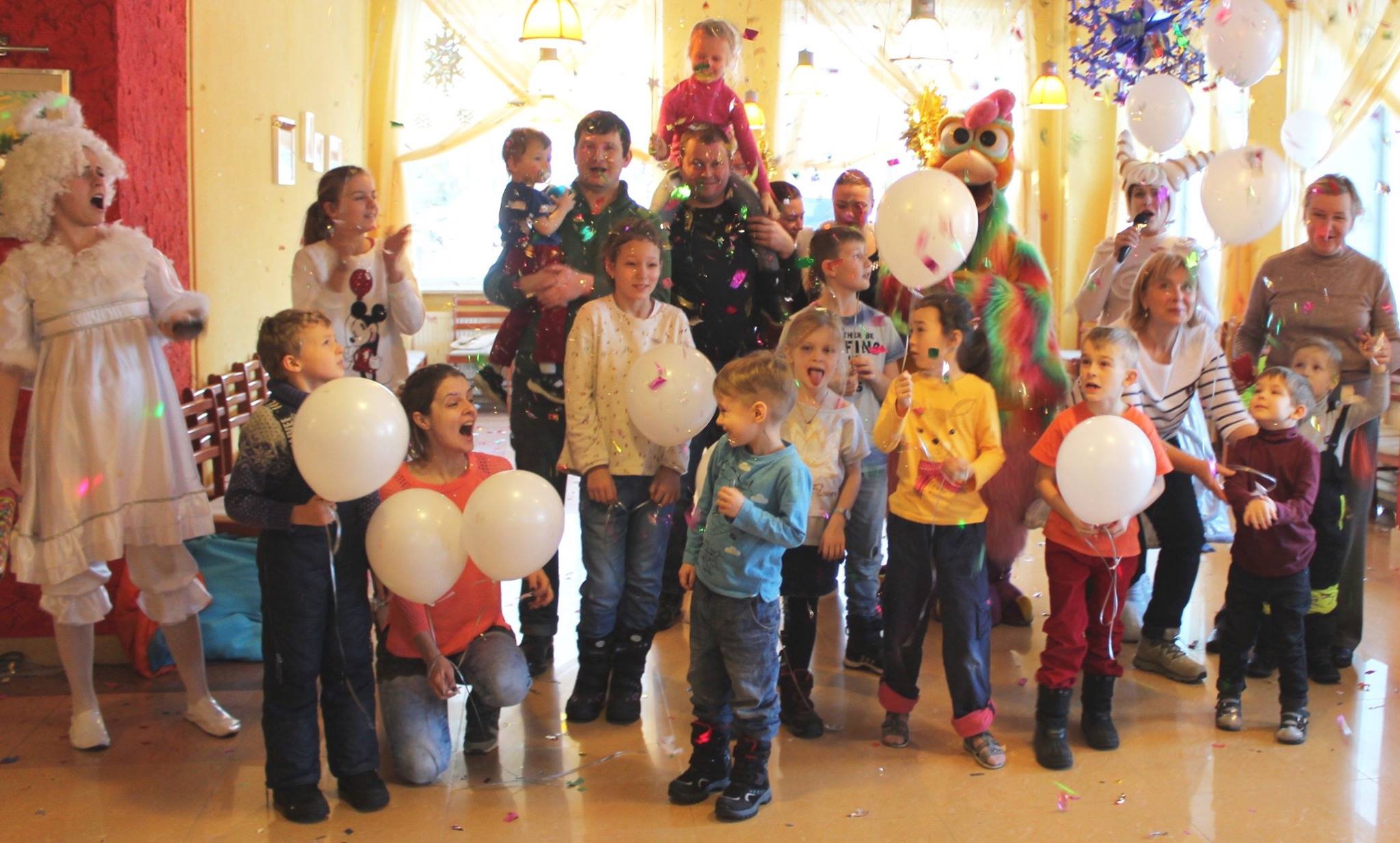 Совместное фото на Рождество в Спас-Каменке