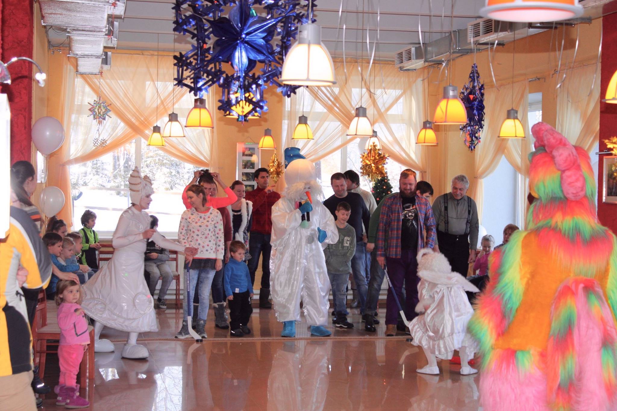 Праздничные конкурсы на Рождество в Спас-Каменке.