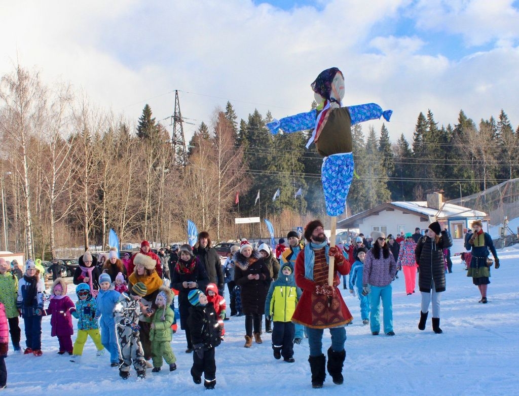 Проводы зимы 2019 Масленица в Спас-Каменке 2019