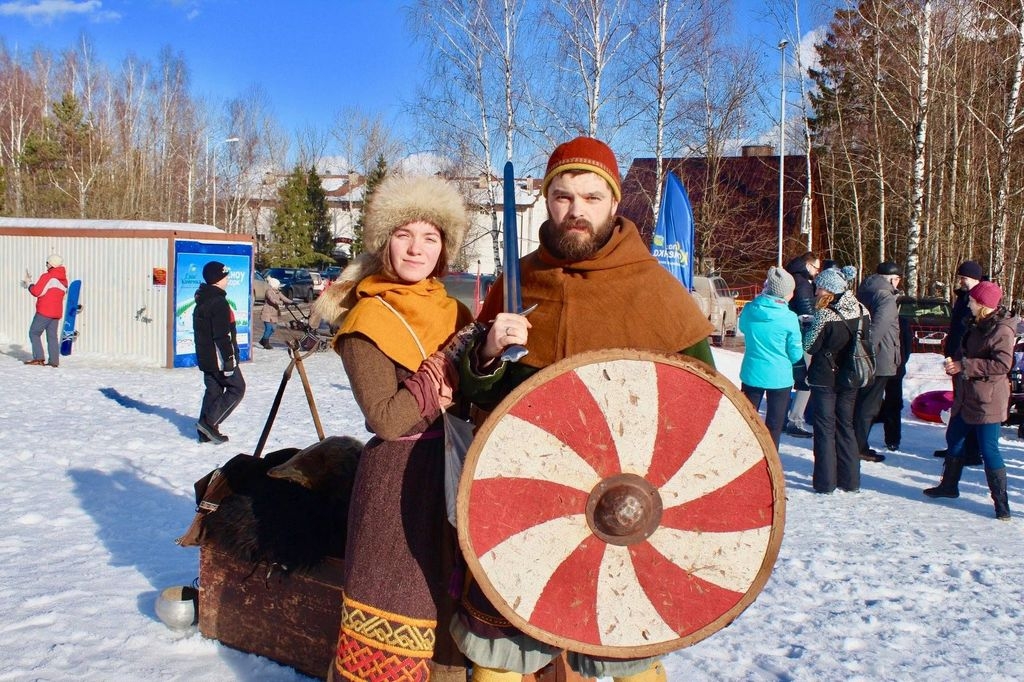 Проводы зимы 2019 Масленица в Спас-Каменке 2019