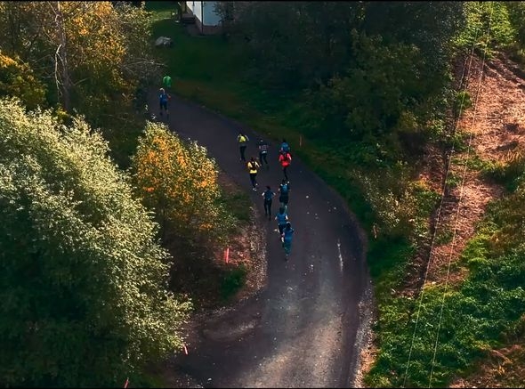 Разные участки трассы имеют разное покрытие