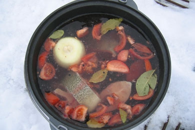 Спас-Каменка. Уха.